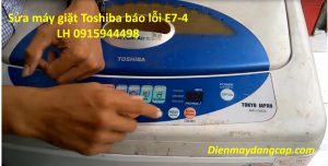 Sửa chữa máy giặt Toshiba báo lỗi E7-4